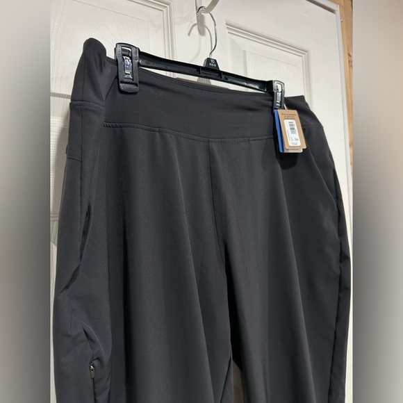 Patagonia Women's XL Happy Hike Studio Pants Ink Black Lightweight Mid-Rise NWT - Picture 2 of 10